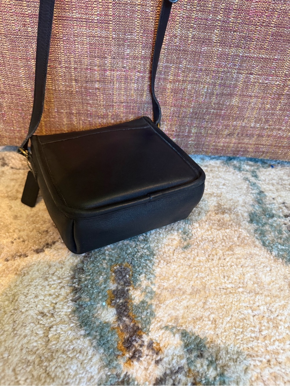 Vintage Coach Companion Flap Bag in Black - Picture 6 of 9